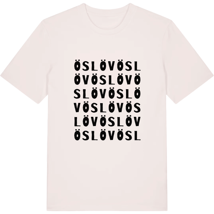 Öslöv ordlek t-shirt – t-shirt från PinShirt