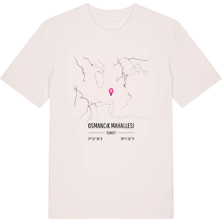 Osmancık Mahallesi karta t-shirt – t-shirt från PinShirt