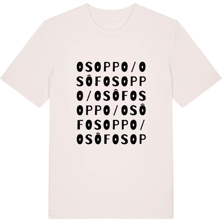 Osoppo / Osôf ordlek t-shirt – t-shirt från PinShirt