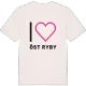 Jag älskar Öst Ryby t-shirt stort tryck