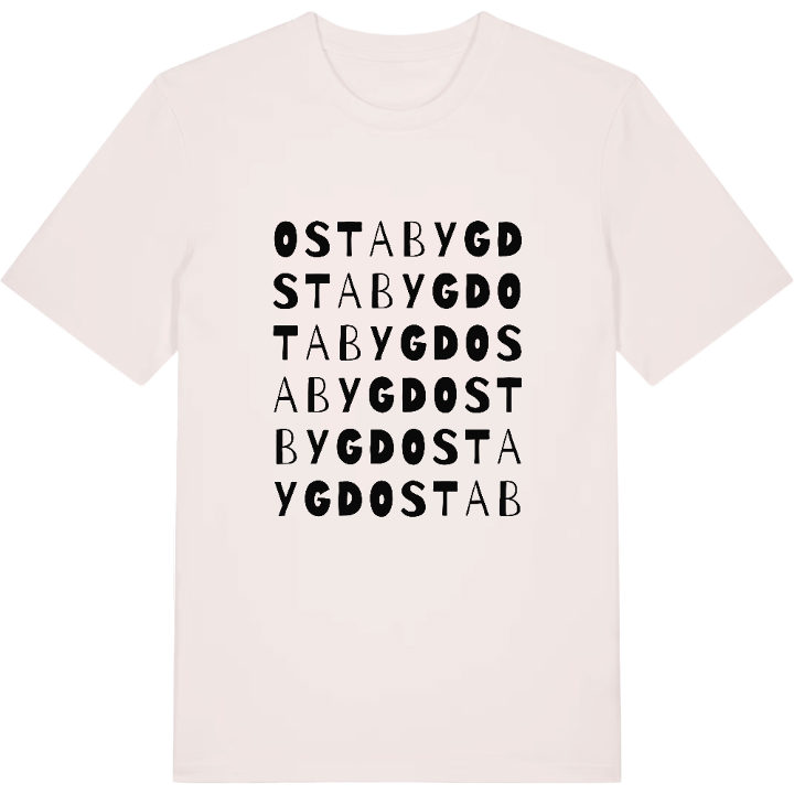 Ostabygd ordlek t-shirt – t-shirt från PinShirt