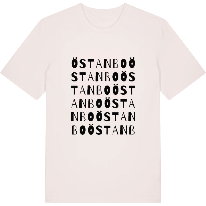 Östanbo ordlek t-shirt – t-shirt från PinShirt