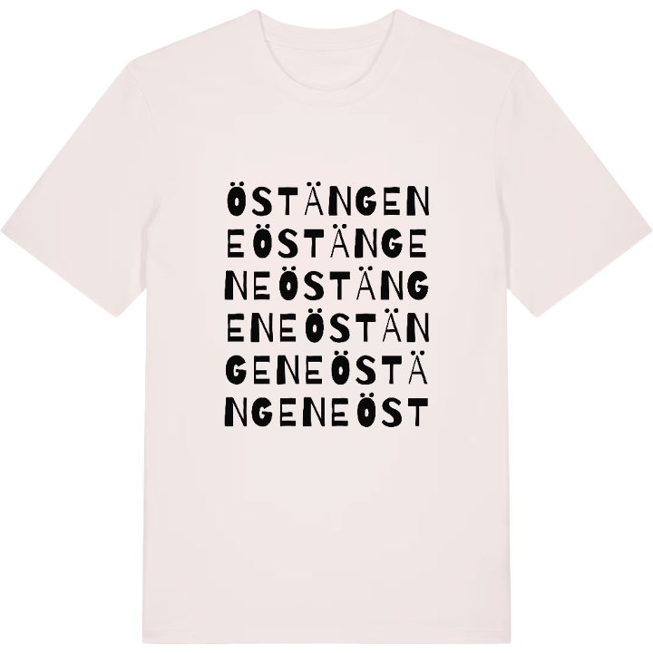 Östängene ordlek t-shirt – t-shirt från PinShirt