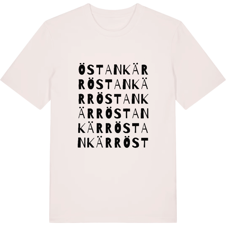 Östankärr ordlek t-shirt – t-shirt från PinShirt