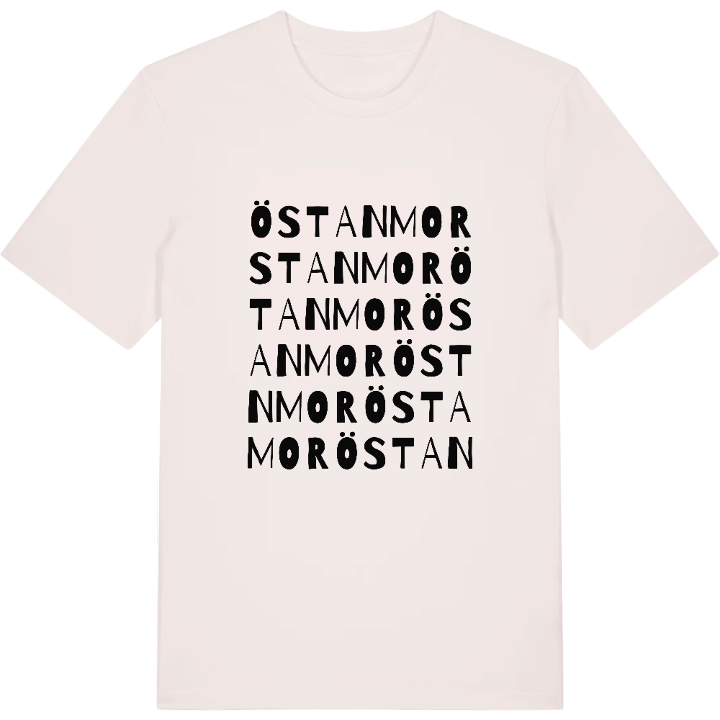 Östanmor ordlek t-shirt – t-shirt från PinShirt