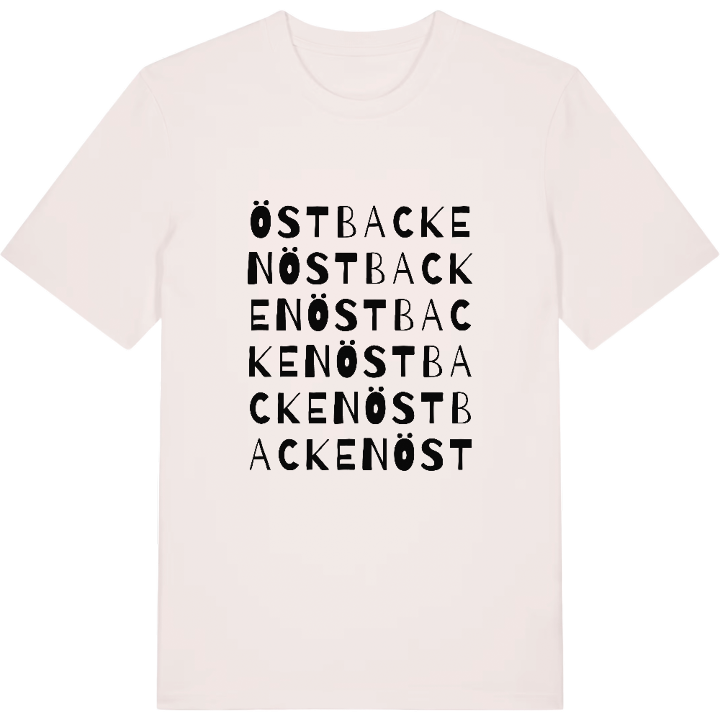 Östbacken ordlek t-shirt – t-shirt från PinShirt