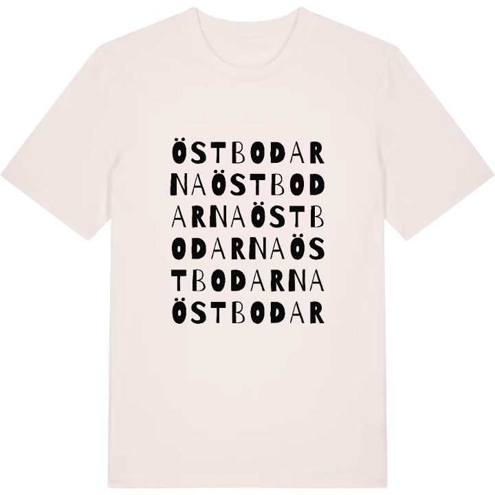 Östbodarna ordlek t-shirt – t-shirt från PinShirt