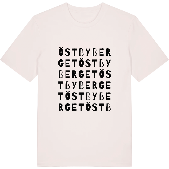 Östbyberget ordlek t-shirt – t-shirt från PinShirt