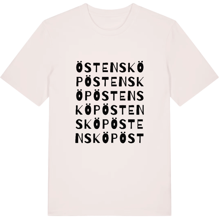 Östensköp ordlek t-shirt – t-shirt från PinShirt