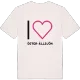 Jag älskar Öster-Ållsjön t-shirt stort tryck