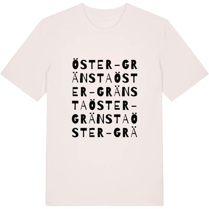 Öster-Gränsta ordlek t-shirt – t-shirt från PinShirt