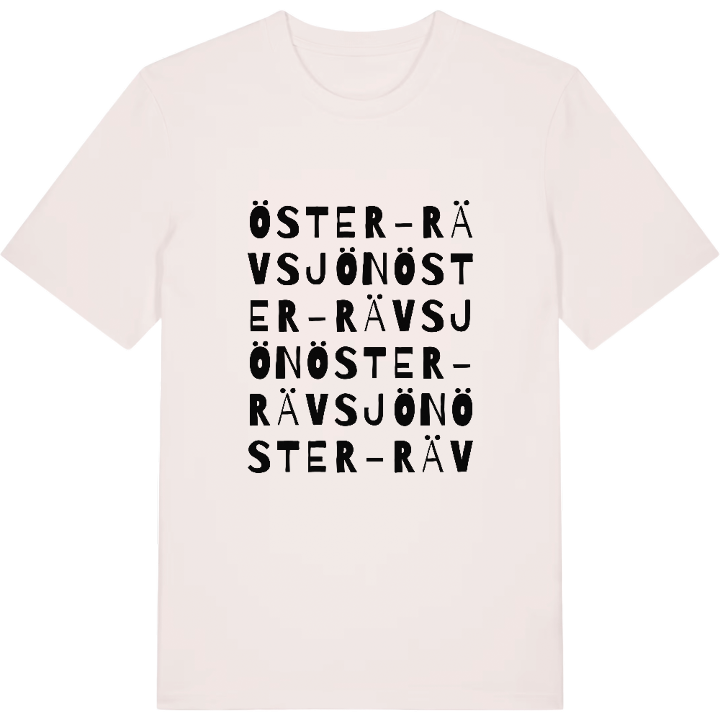 Öster-Rävsjön ordlek t-shirt – t-shirt från PinShirt