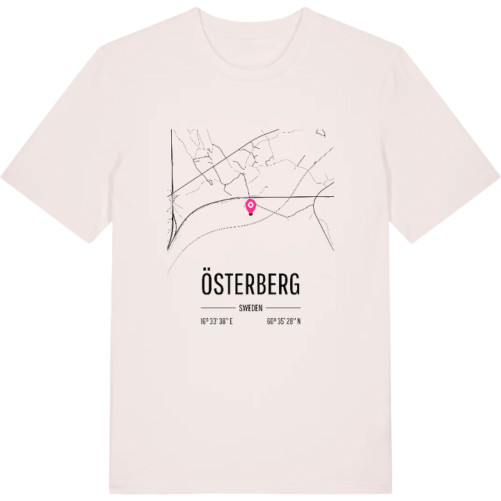 Österberg karta t-shirt – t-shirt från PinShirt