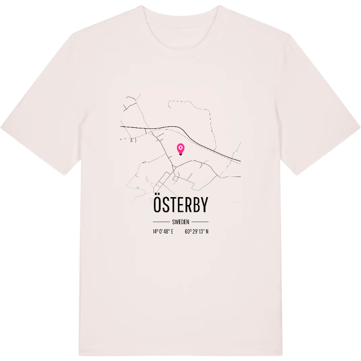 Österby karta t-shirt – t-shirt från PinShirt