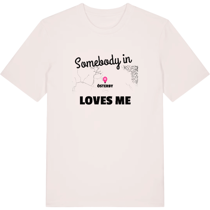 Någon i Österby älskar mig t-shirt – t-shirt från PinShirt