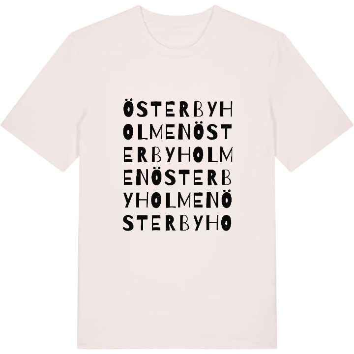Österbyholmen ordlek t-shirt – t-shirt från PinShirt