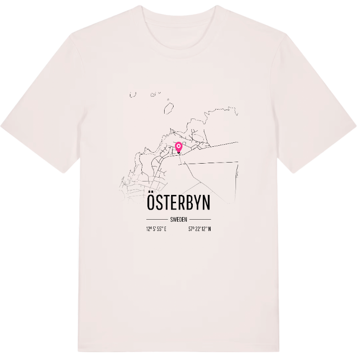 Österbyn karta t-shirt – t-shirt från PinShirt