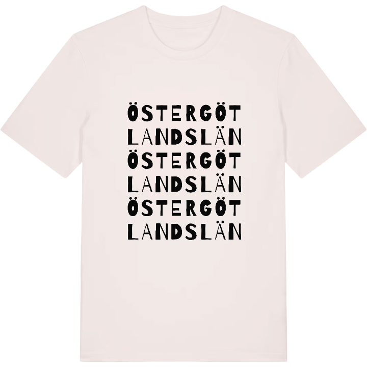 Östergötlands län ordlek t-shirt – t-shirt från PinShirt