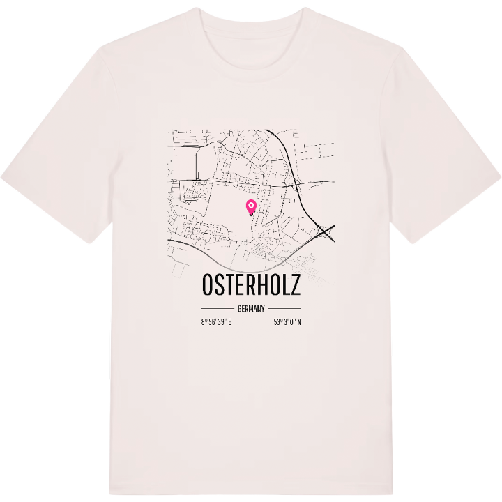 Osterholz karta t-shirt – t-shirt från PinShirt