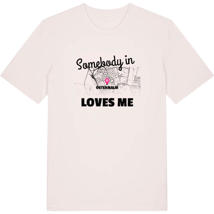 Någon i Östermalm älskar mig t-shirt – t-shirt från PinShirt