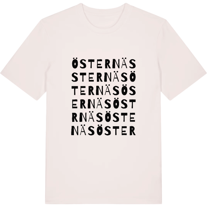 Östernäs ordlek t-shirt – t-shirt från PinShirt