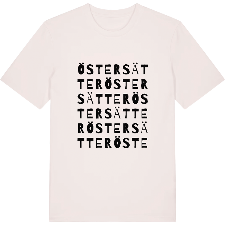 Östersätter ordlek t-shirt – t-shirt från PinShirt