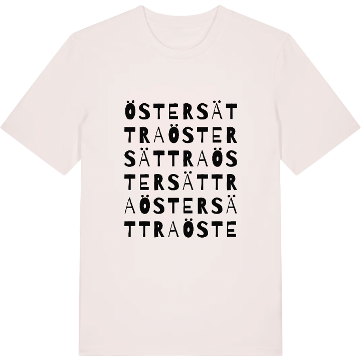 Östersättra ordlek t-shirt – t-shirt från PinShirt