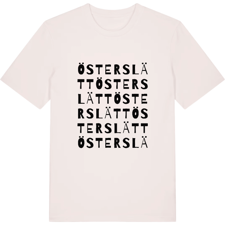 Österslätt ordlek t-shirt – t-shirt från PinShirt