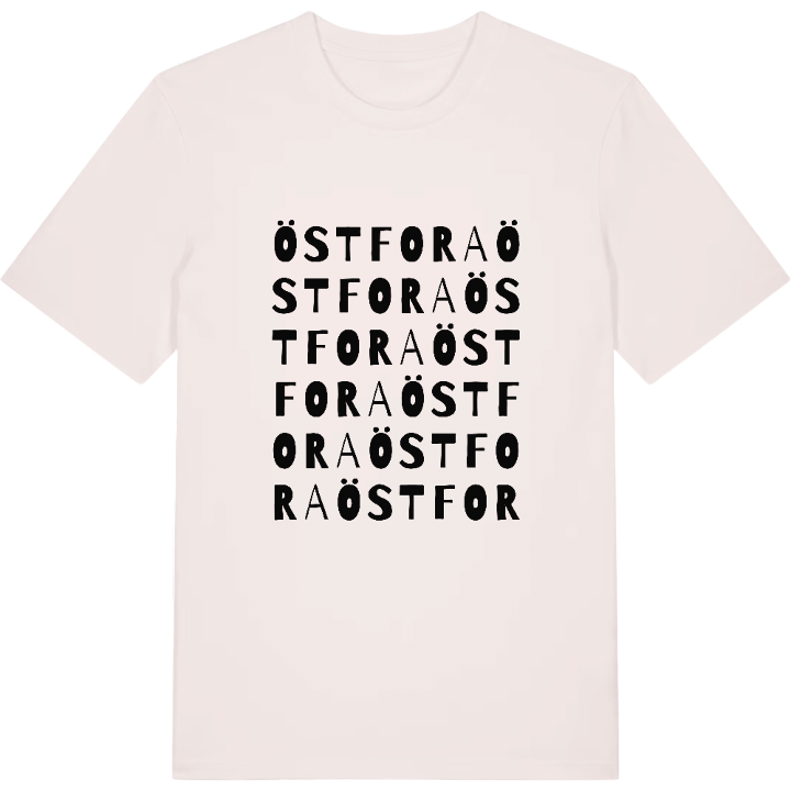 Östfora ordlek t-shirt – t-shirt från PinShirt