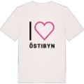 Jag älskar Östibyn t-shirt stort tryck