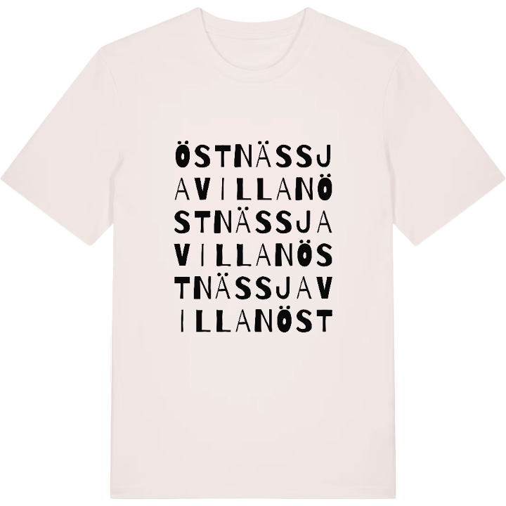 Östnässjavillan ordlek t-shirt – t-shirt från PinShirt