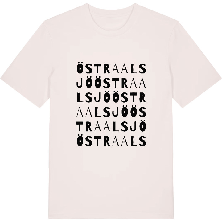 Östra Alsjö ordlek t-shirt – t-shirt från PinShirt
