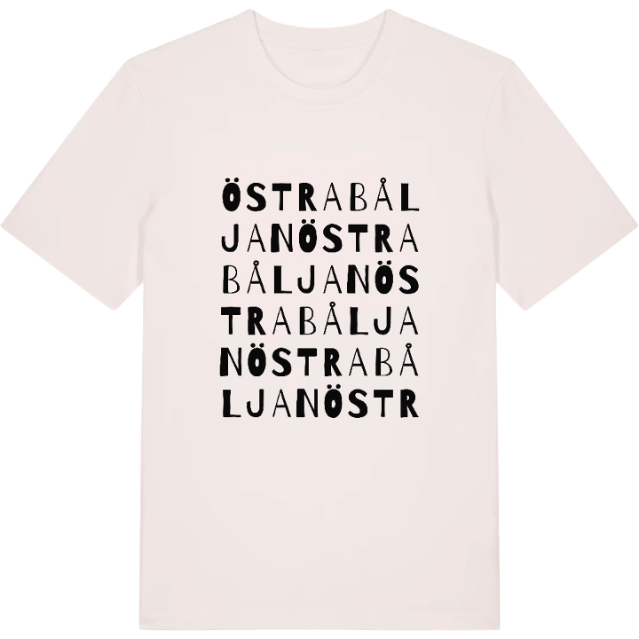 Östra Båljan ordlek t-shirt – t-shirt från PinShirt