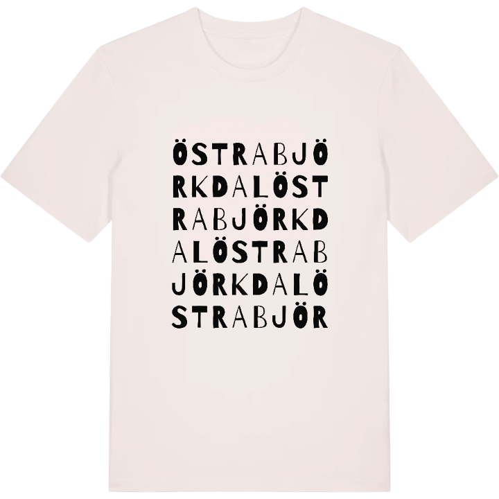 Östra Björkdal ordlek t-shirt – t-shirt från PinShirt