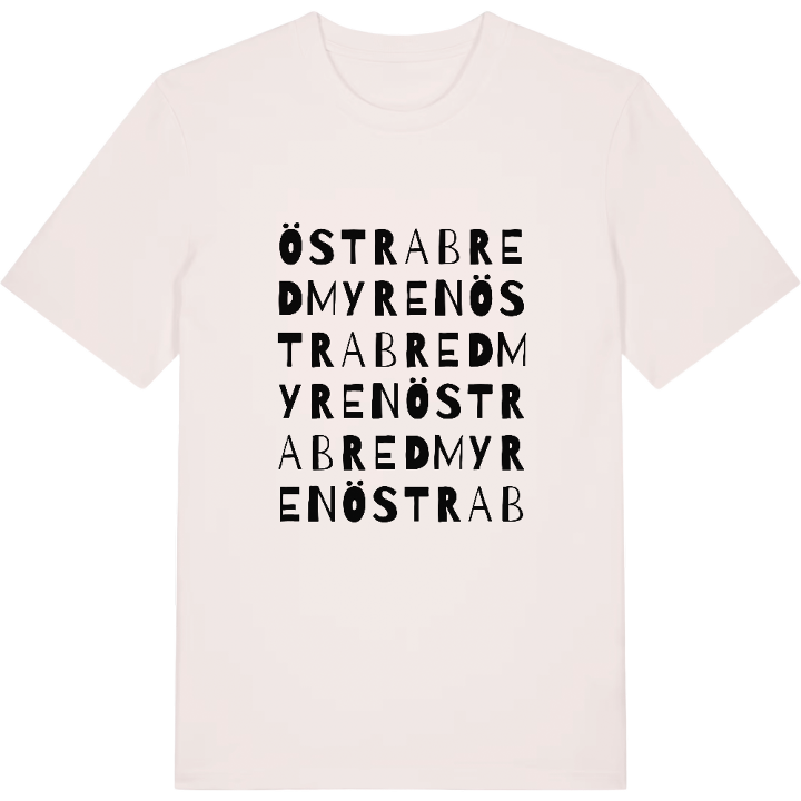 Östra Bredmyren ordlek t-shirt – t-shirt från PinShirt