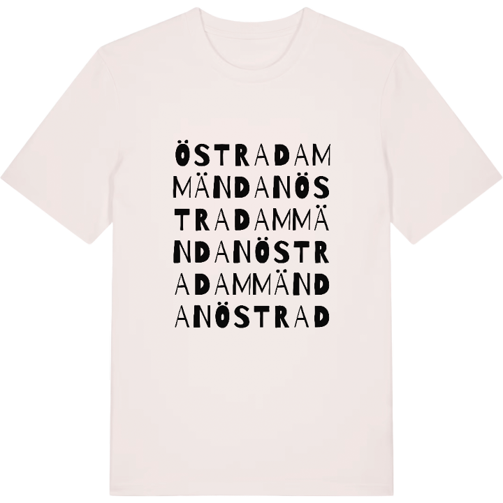 Östra Dammändan ordlek t-shirt – t-shirt från PinShirt