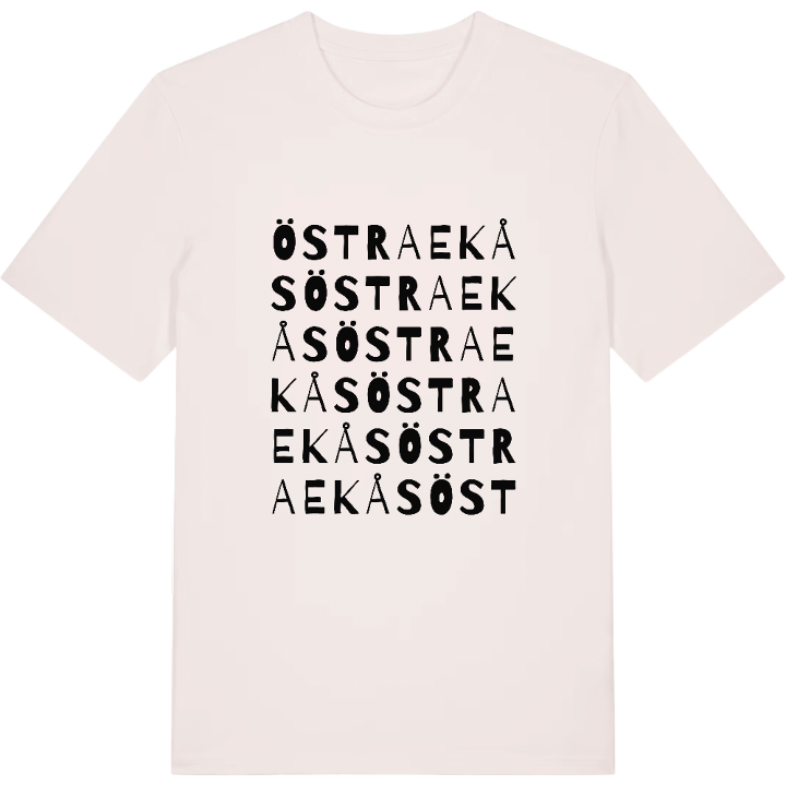 Östra Ekås ordlek t-shirt – t-shirt från PinShirt