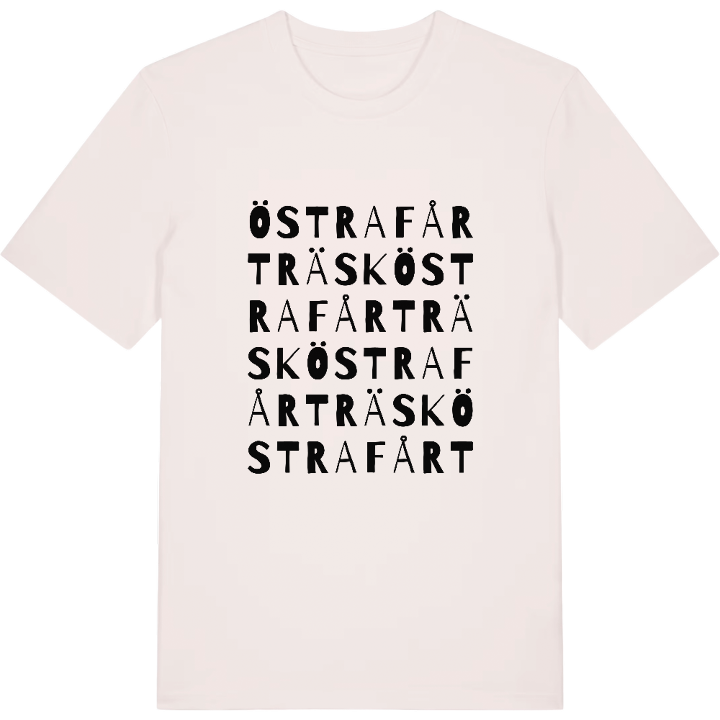 Östra Fårträsk ordlek t-shirt – t-shirt från PinShirt