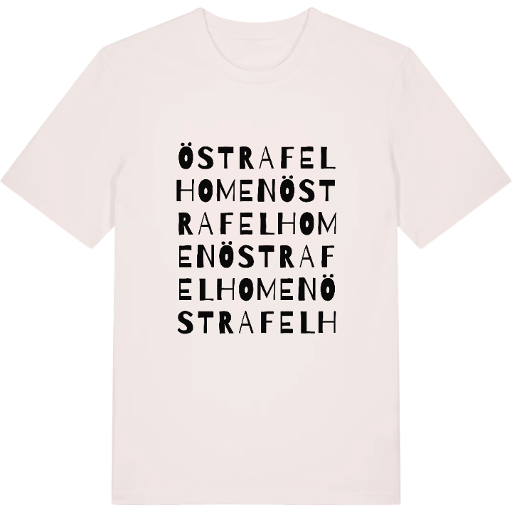 Östra Felhomen ordlek t-shirt – t-shirt från PinShirt