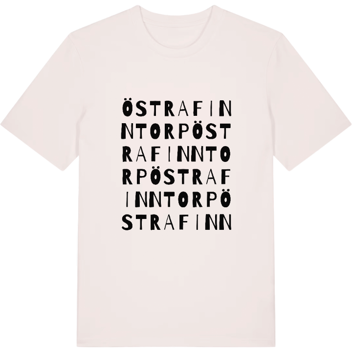 Östra Finntorp ordlek t-shirt – t-shirt från PinShirt