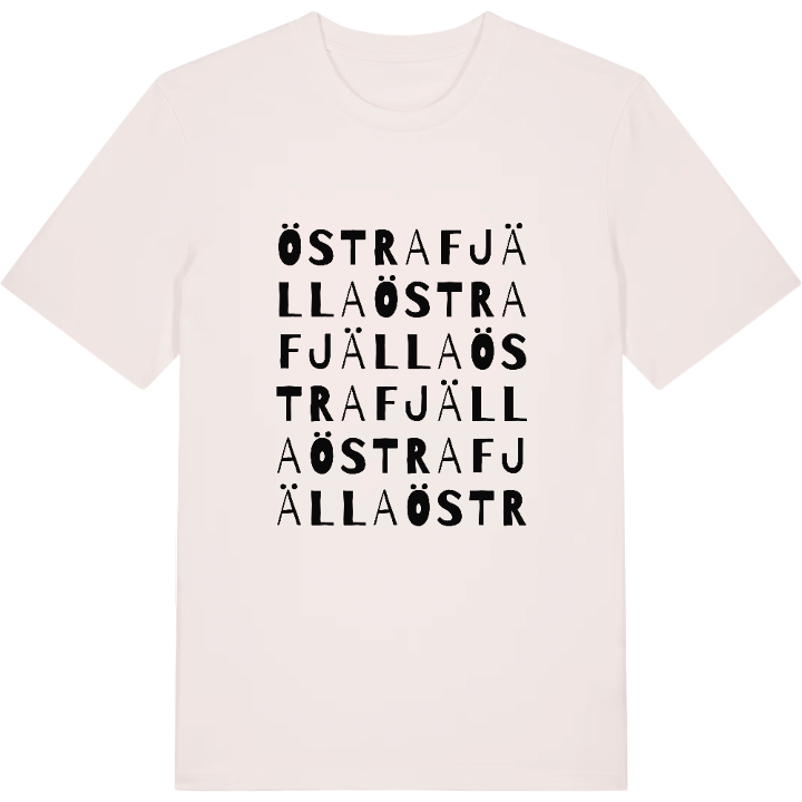 Östra Fjälla ordlek t-shirt – t-shirt från PinShirt