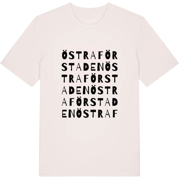 Östra Förstaden ordlek t-shirt – t-shirt från PinShirt