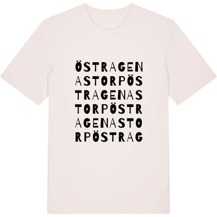 Östra Genastorp ordlek t-shirt – t-shirt från PinShirt