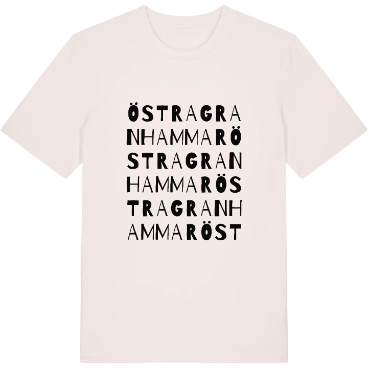 Östra Granhammar ordlek t-shirt – t-shirt från PinShirt