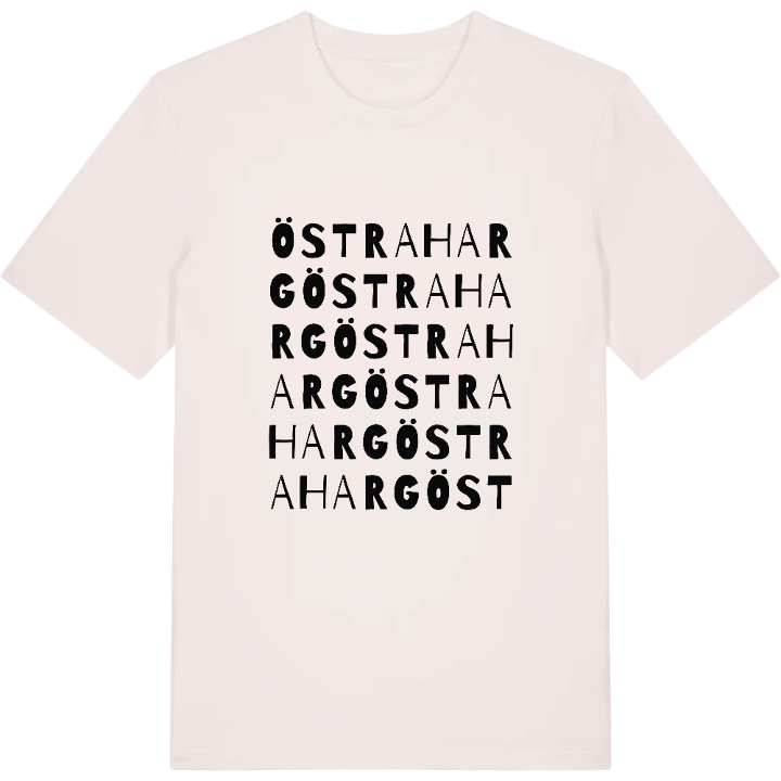 Östra Harg ordlek t-shirt – t-shirt från PinShirt