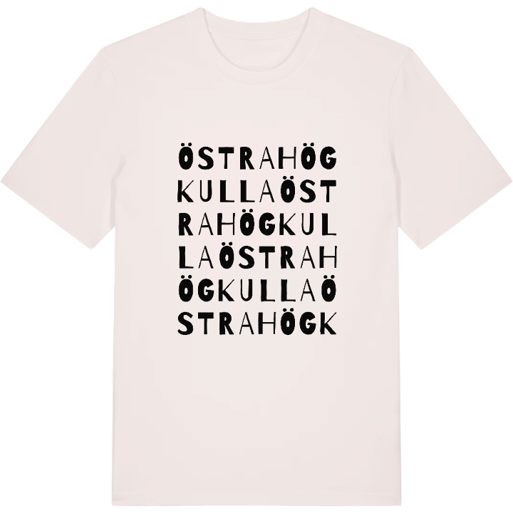 Östra Högkulla ordlek t-shirt – t-shirt från PinShirt