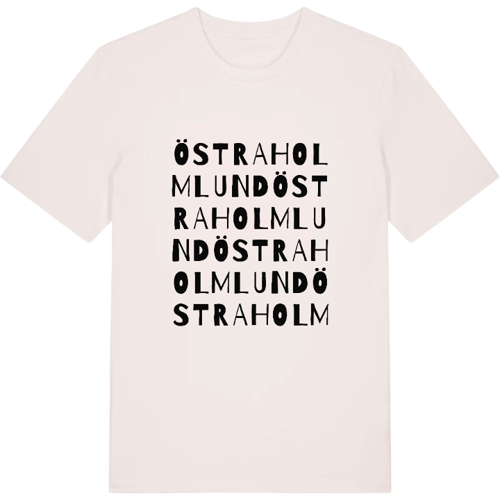 Östra Holmlund ordlek t-shirt – t-shirt från PinShirt