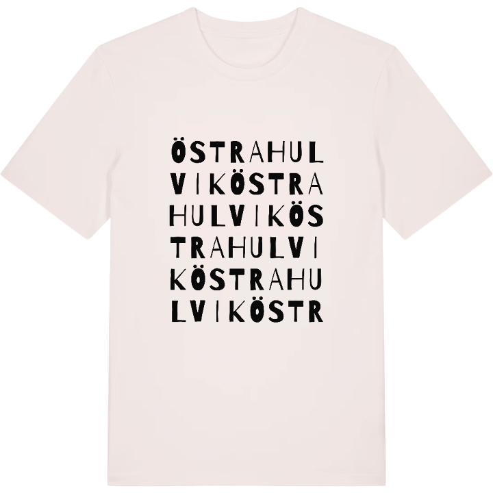 Östra Hulvik ordlek t-shirt – t-shirt från PinShirt