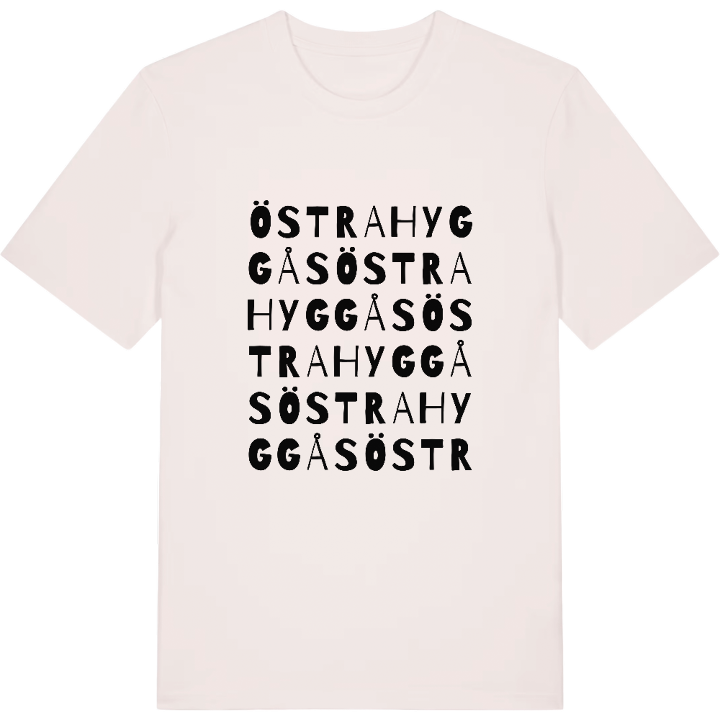 Östra Hyggås ordlek t-shirt – t-shirt från PinShirt