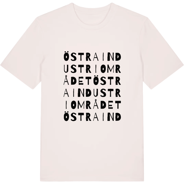 Östra industriområdet ordlek t-shirt – t-shirt från PinShirt